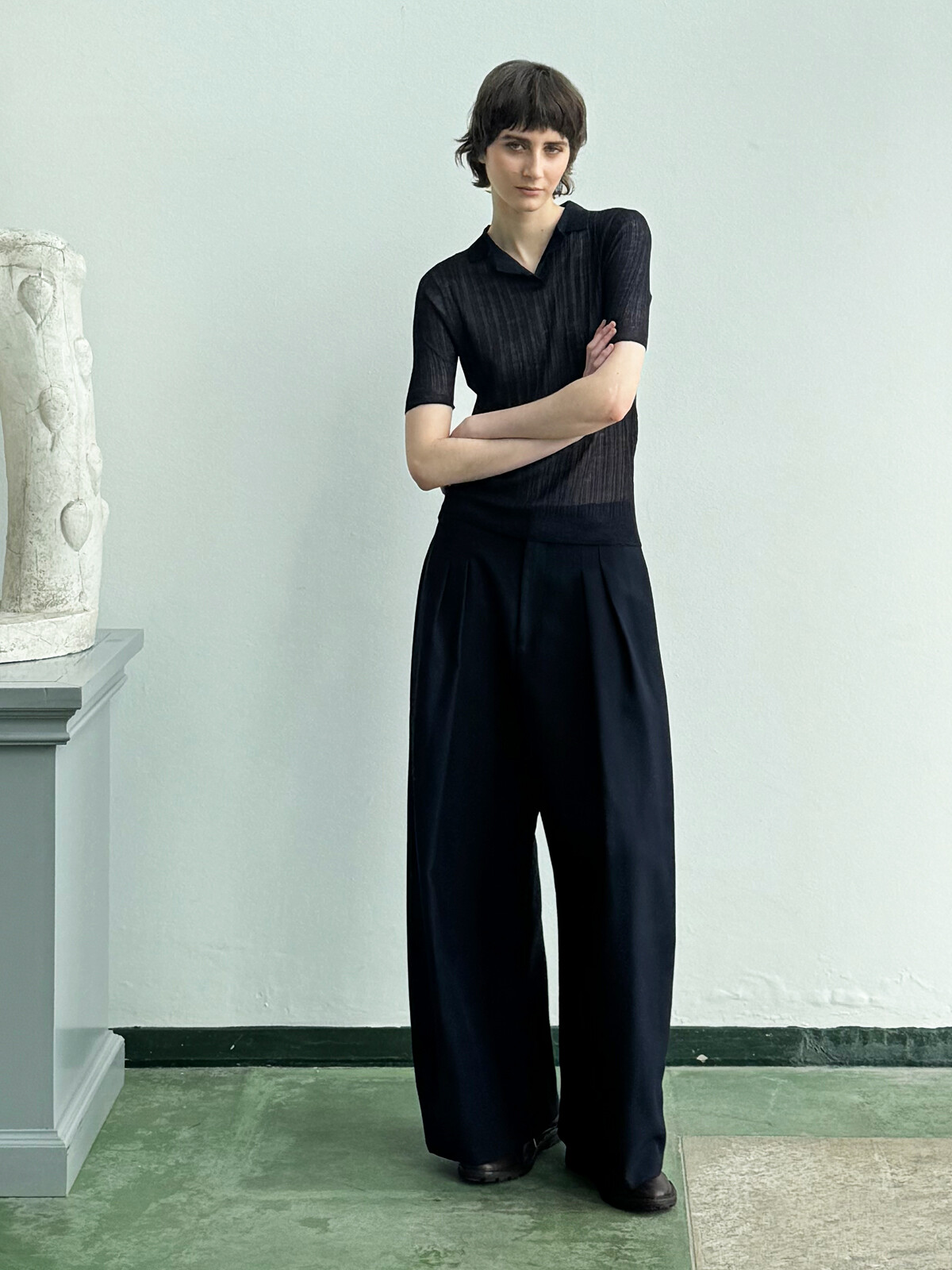 Ribbed polo Image