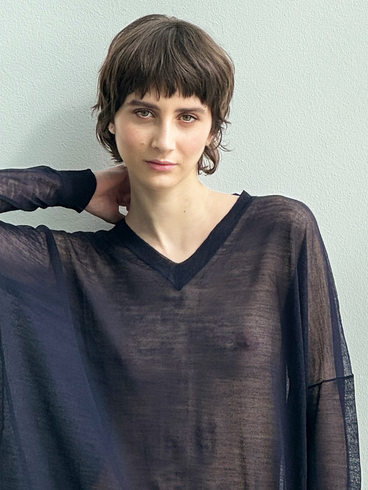 V-neck sweater