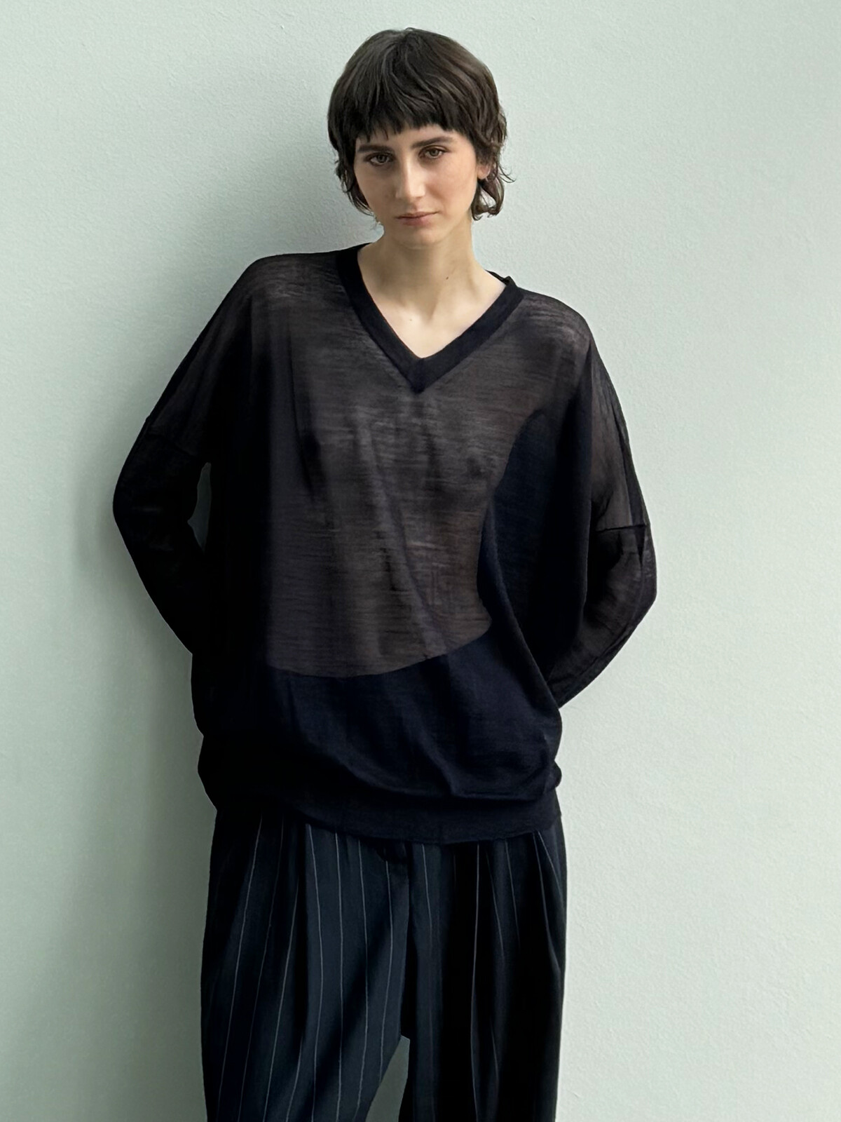 V-neck sweater Image