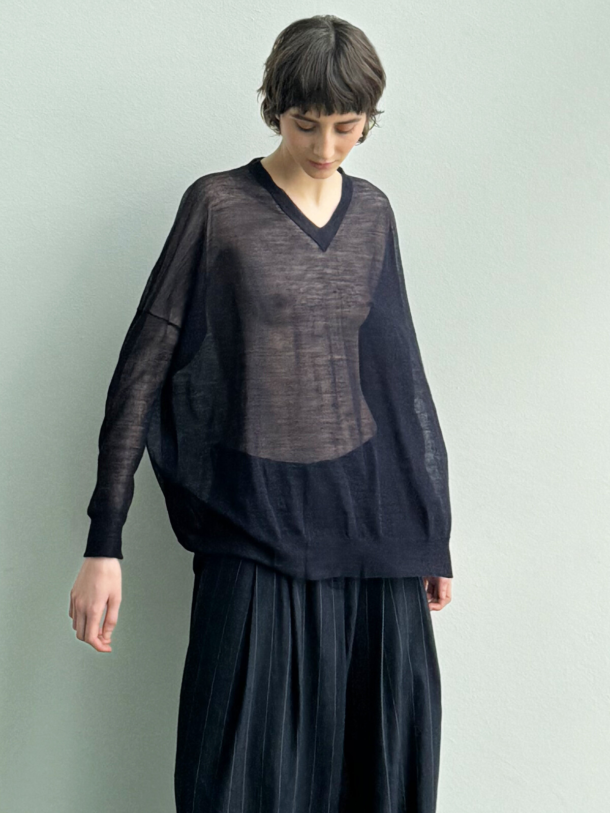 V-neck sweater Image