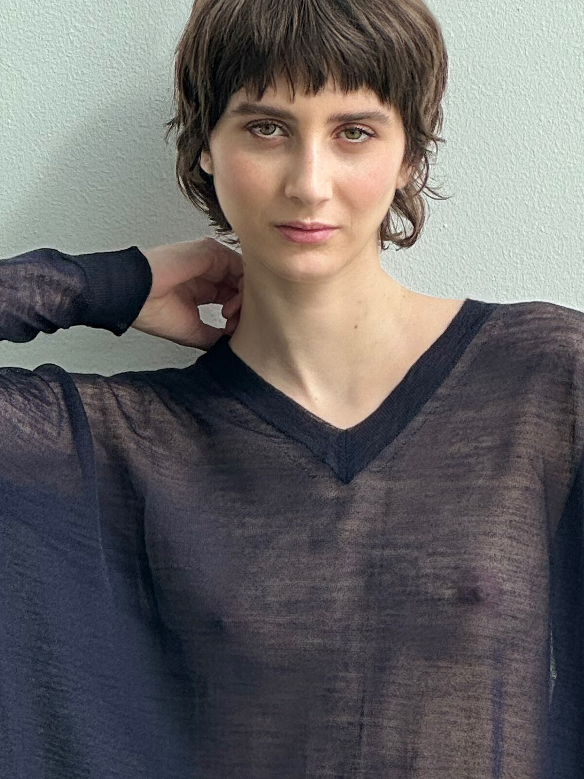V-neck sweater Image