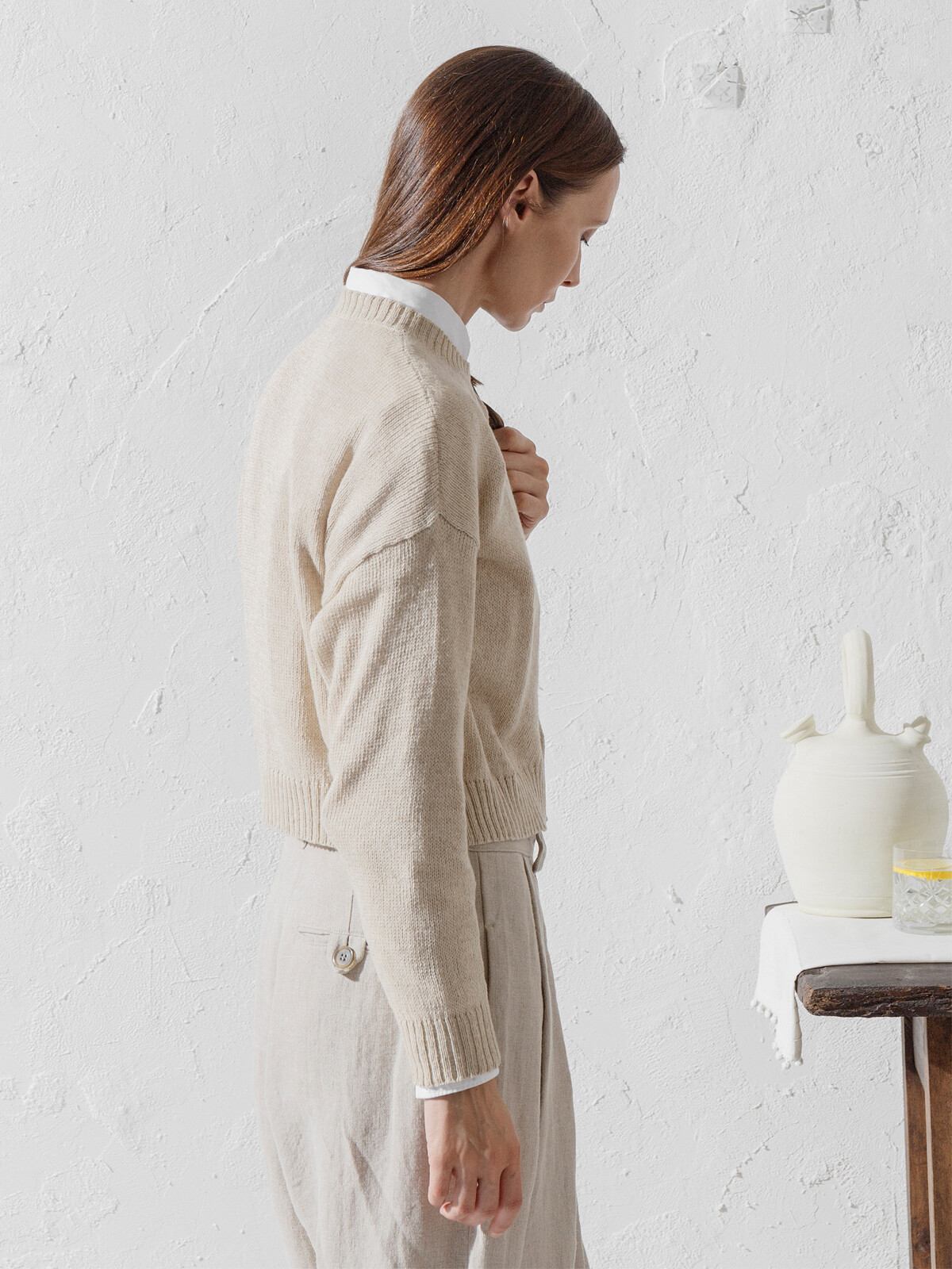 Linen cardigan Image