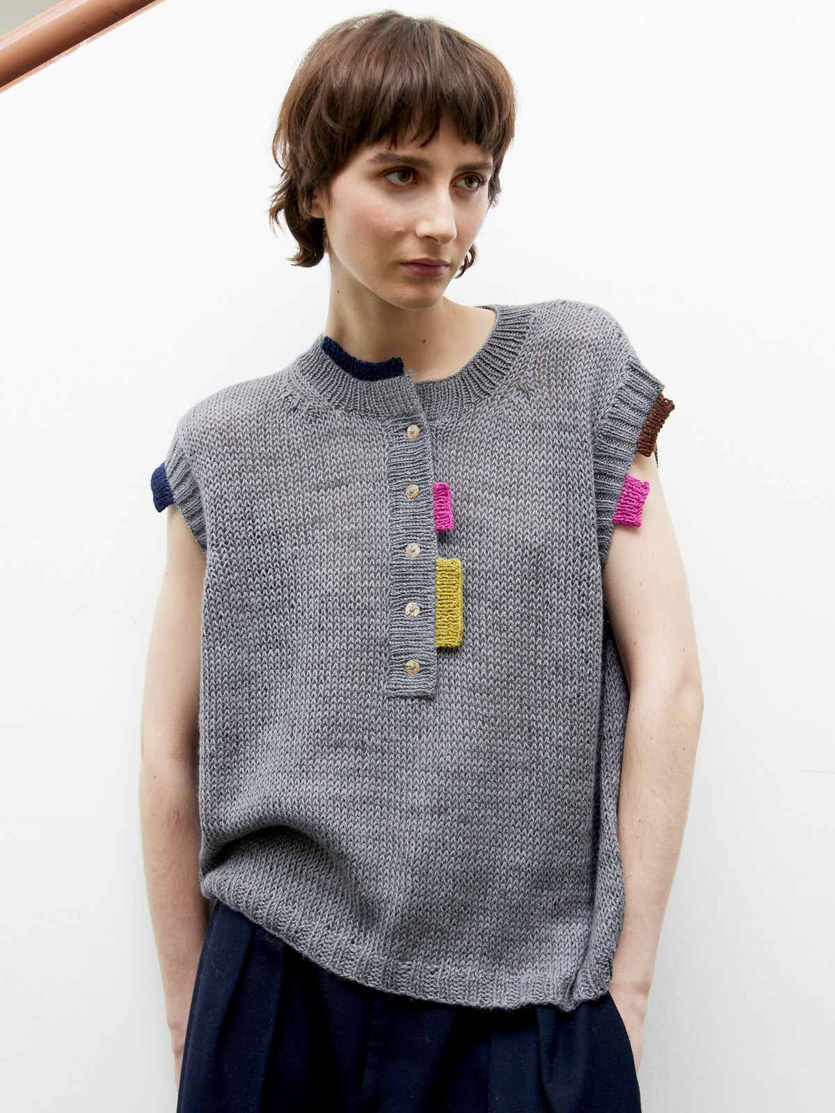 Henley vest touch