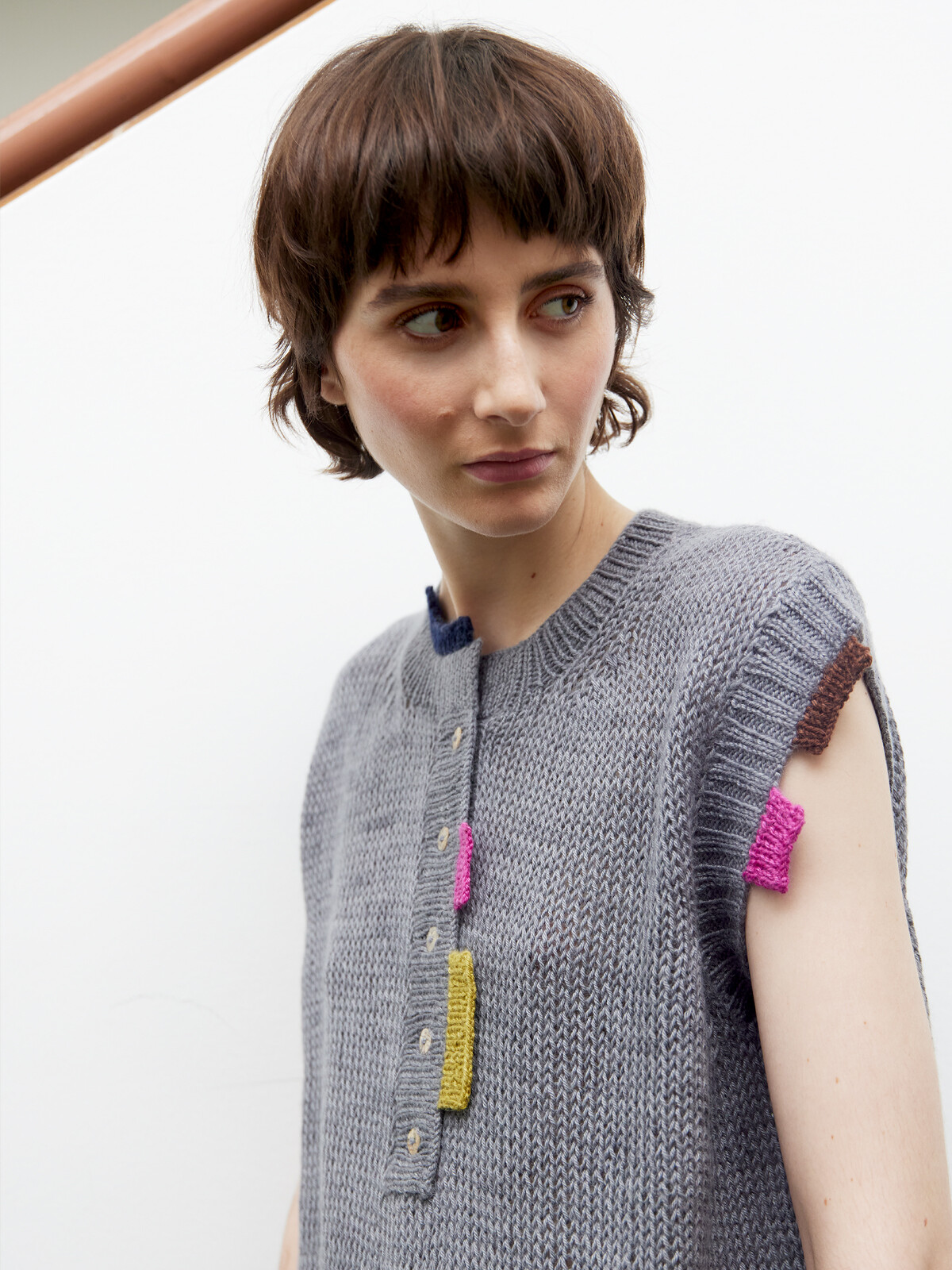 Henley vest touch Image