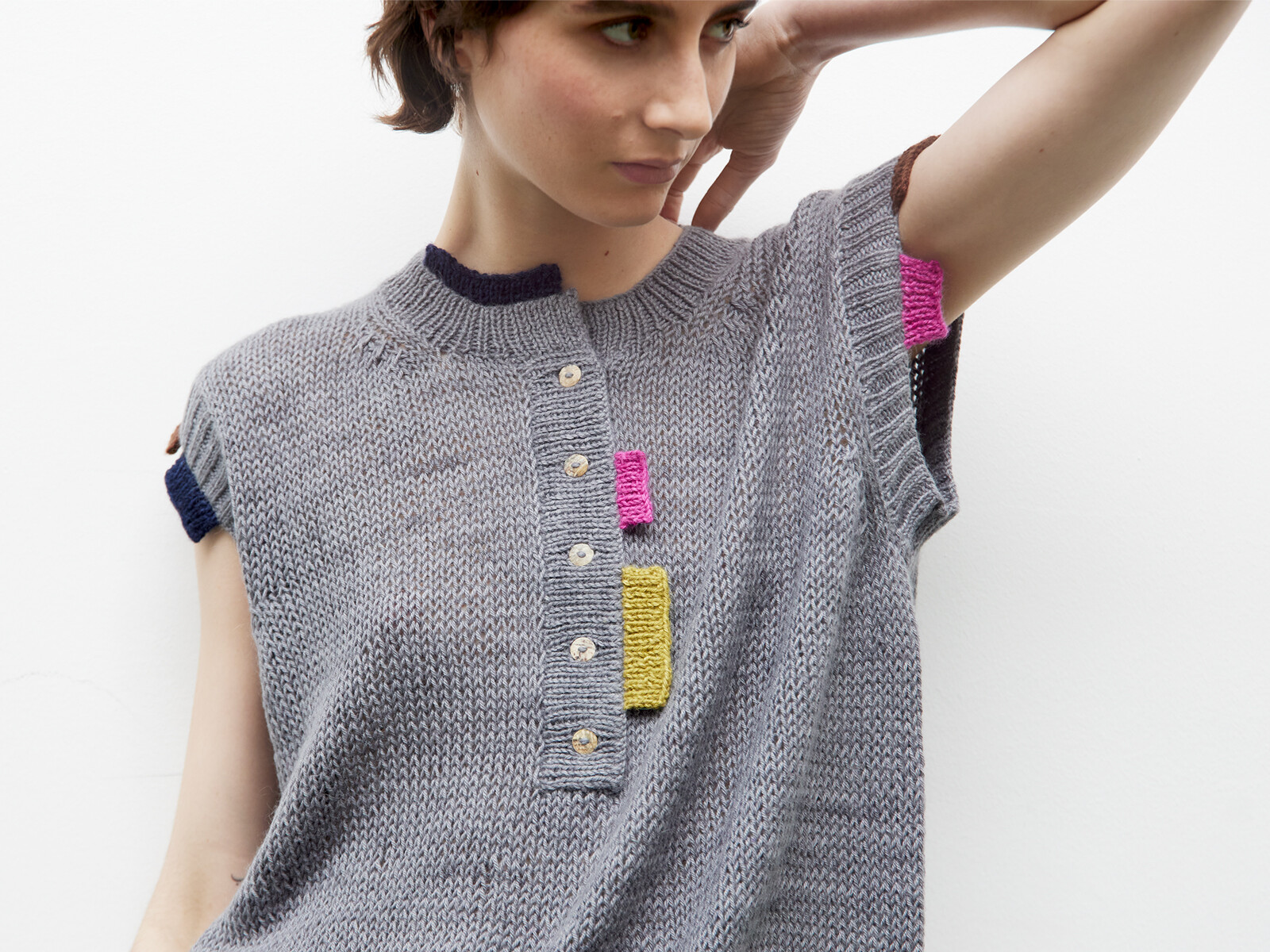 Henley vest touch Image