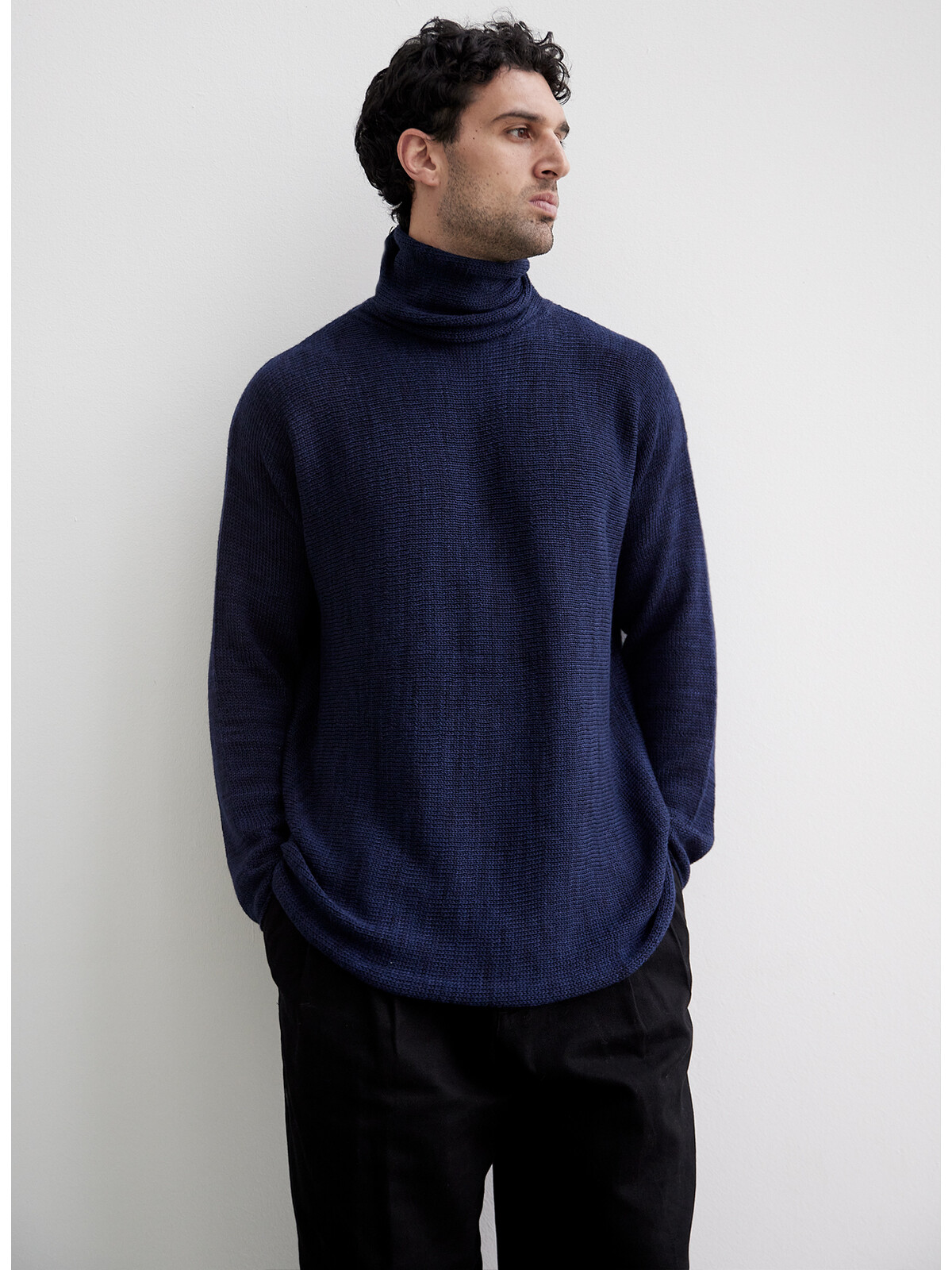 Oversized roll-neck sweater Image