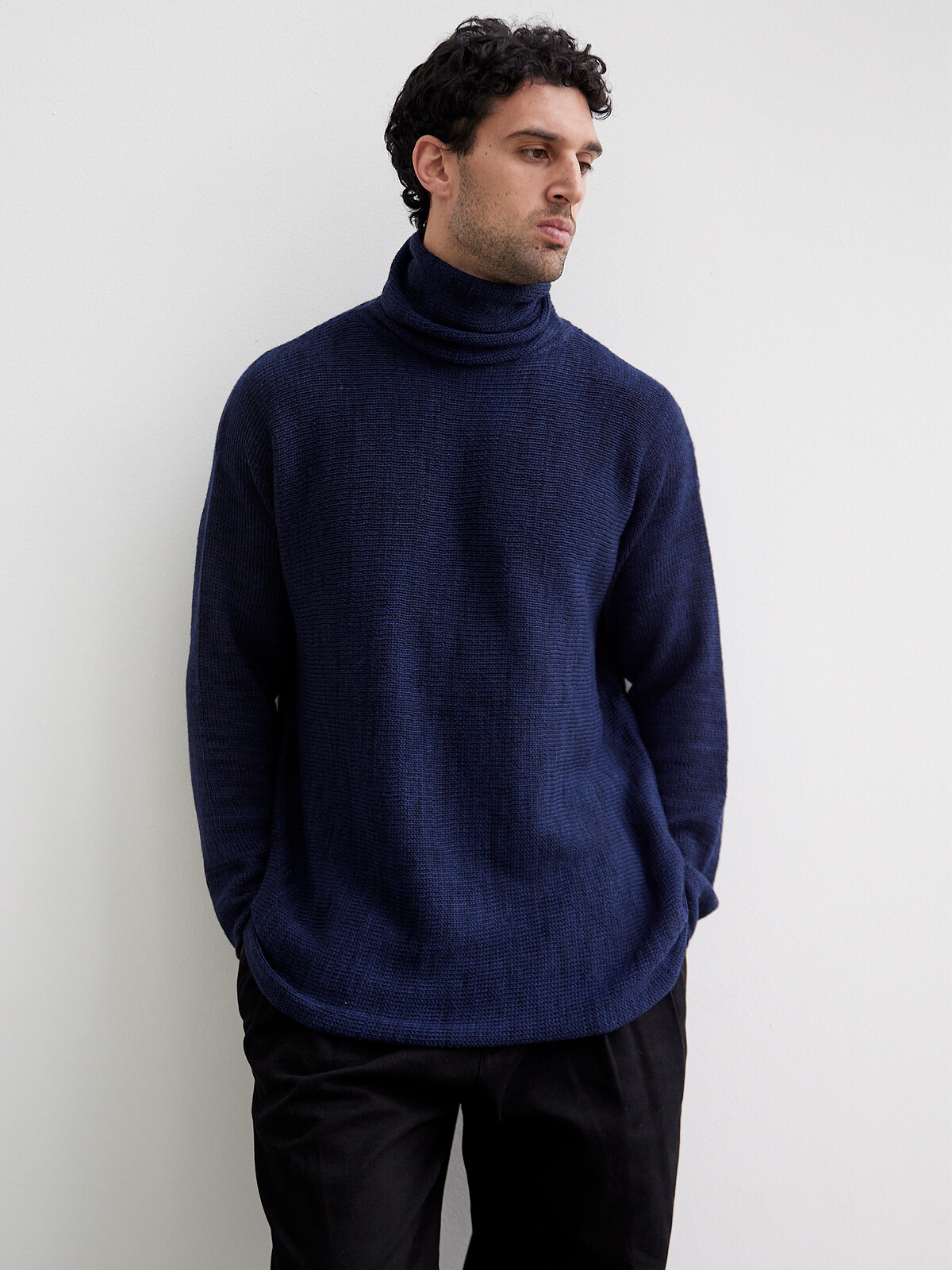 Oversized roll-neck sweater Image