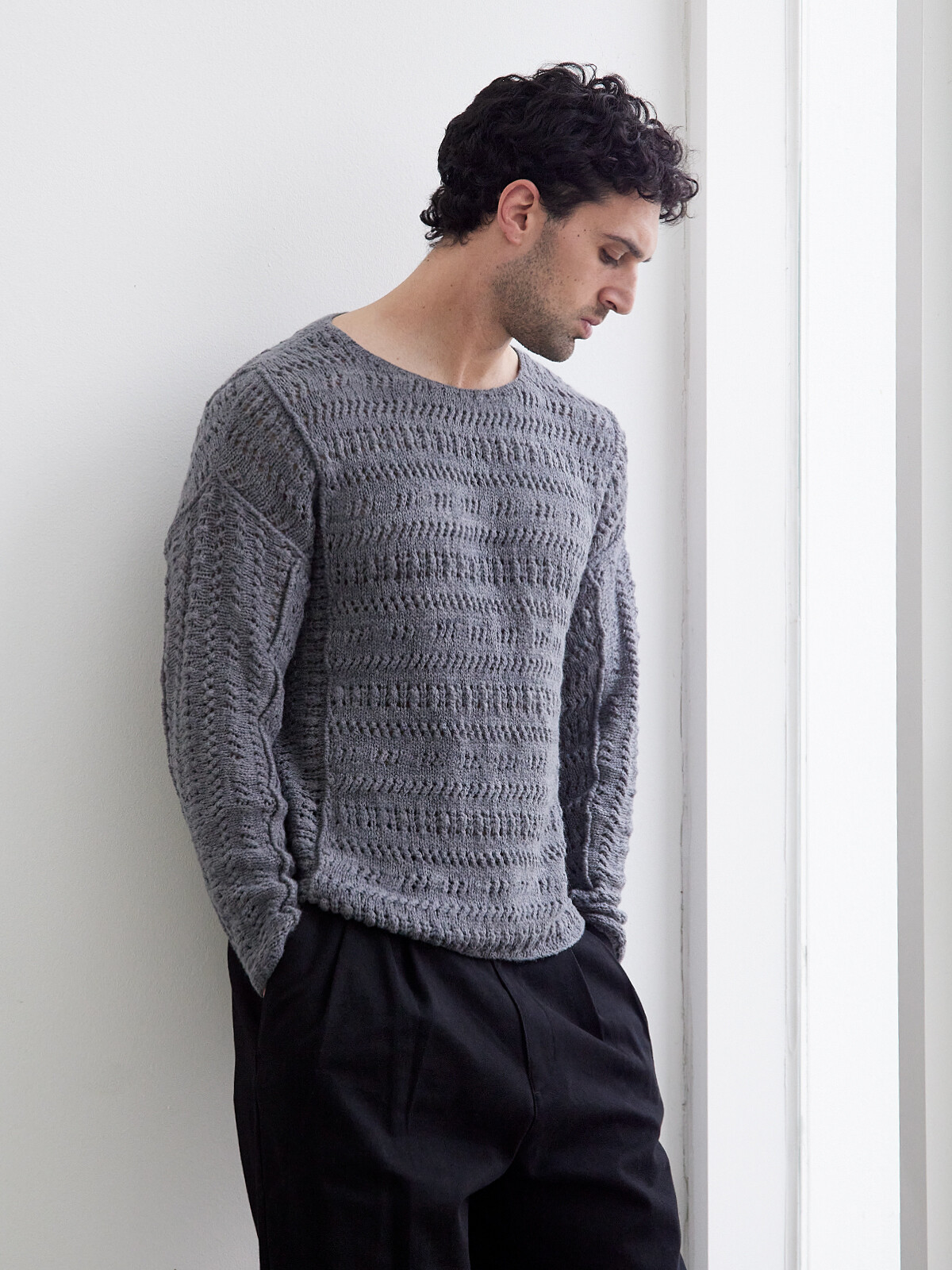 Pannel patterns sweater