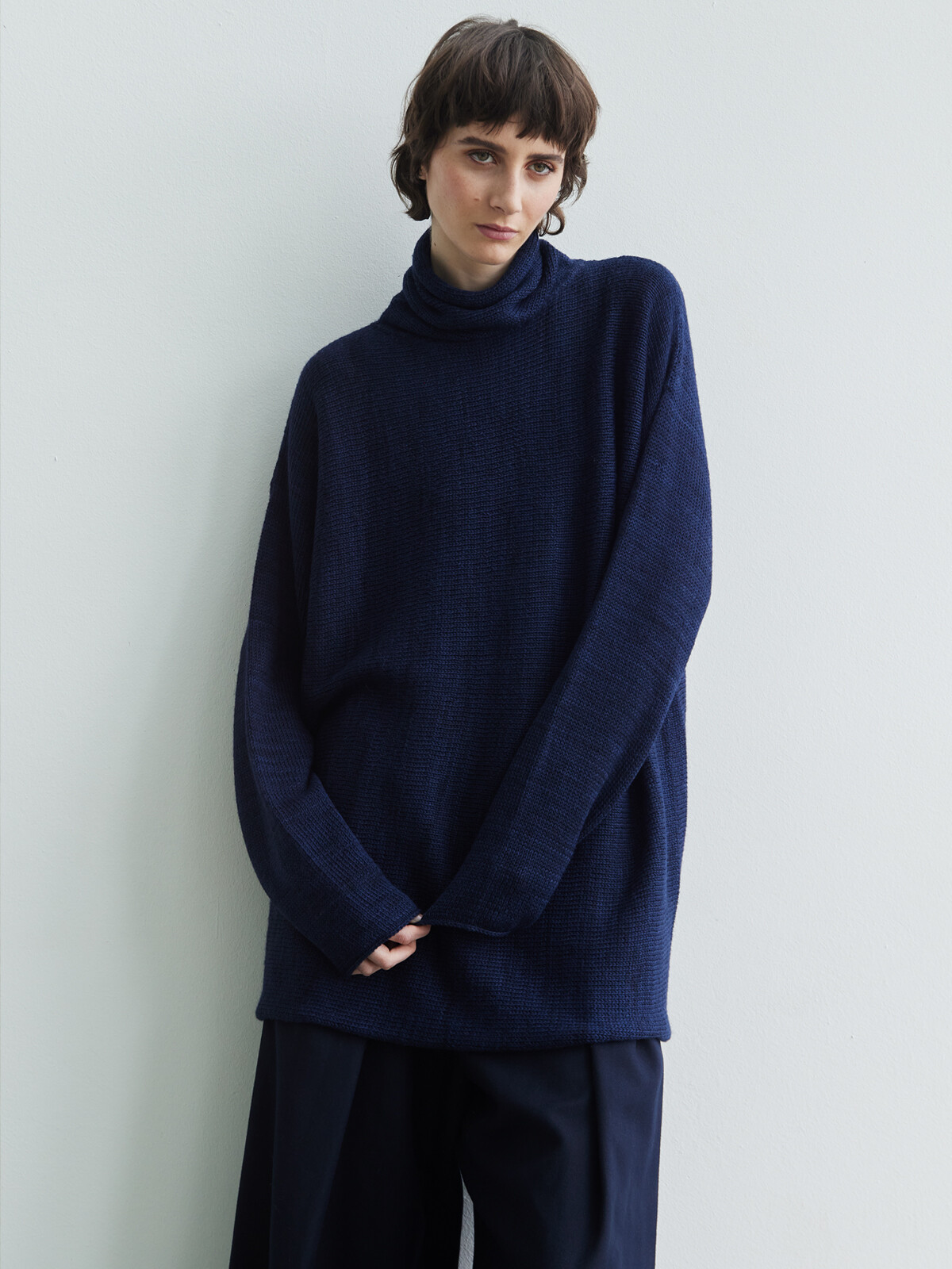 Oversized roll-neck sweater Image