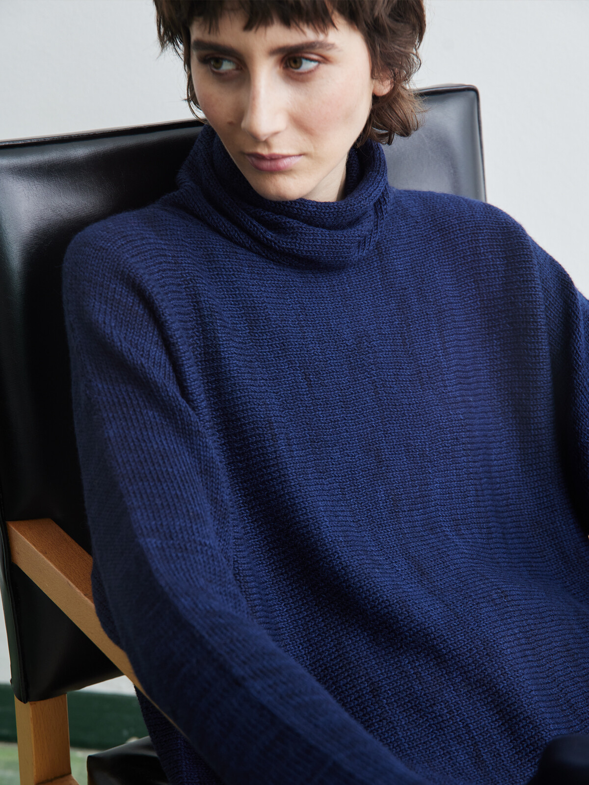 Oversized roll-neck sweater Image