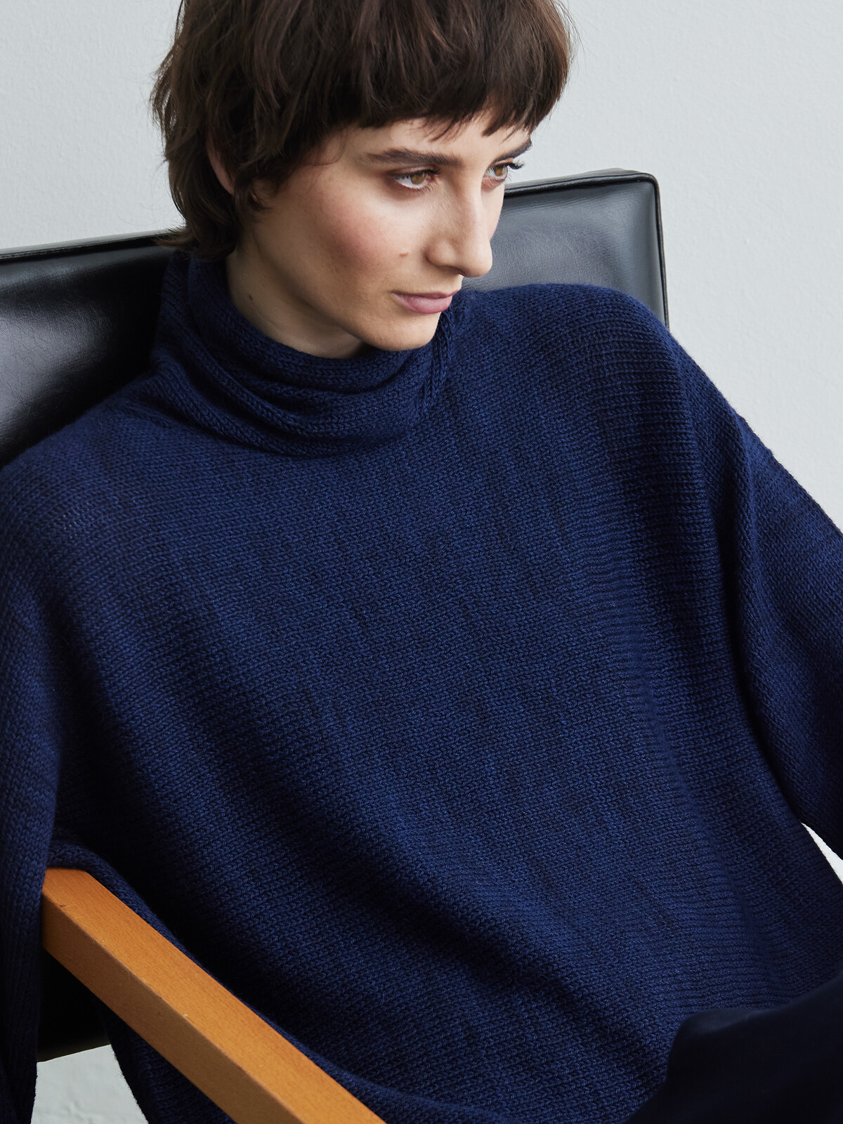 Oversized roll-neck sweater Image