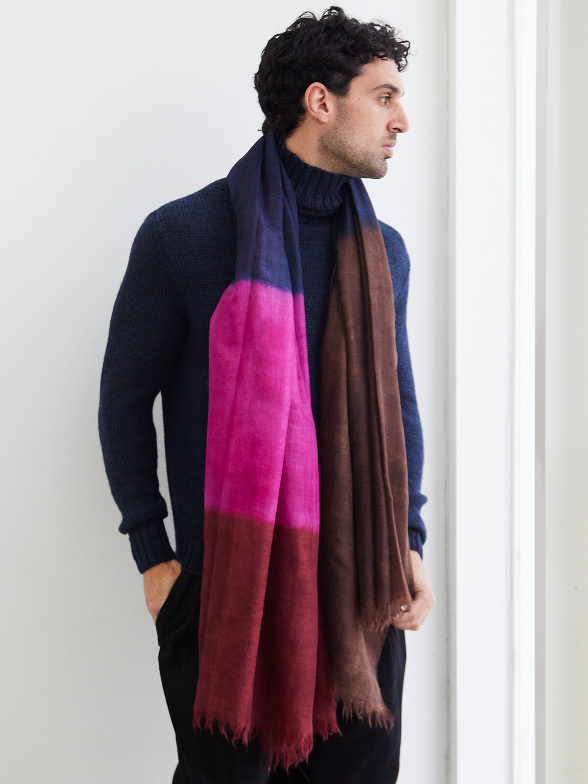 Hand-painted scarf Image