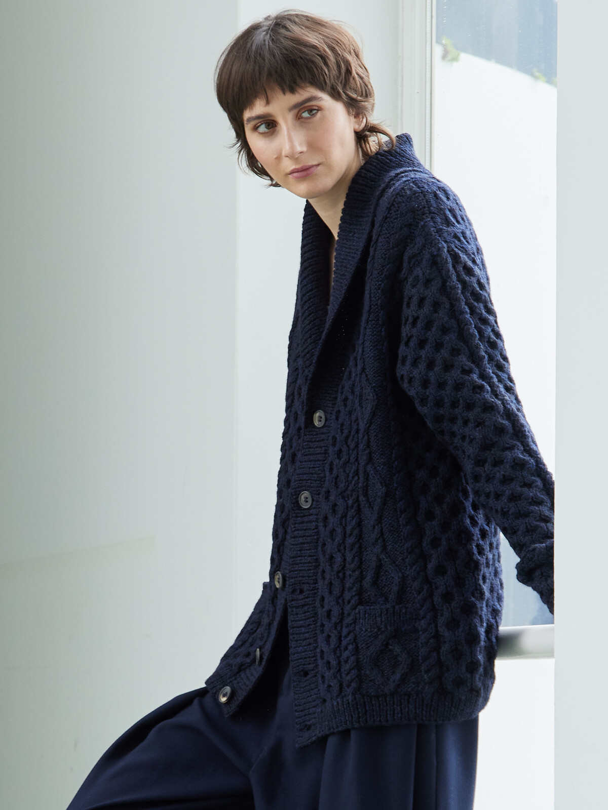 Cables cardigan Image