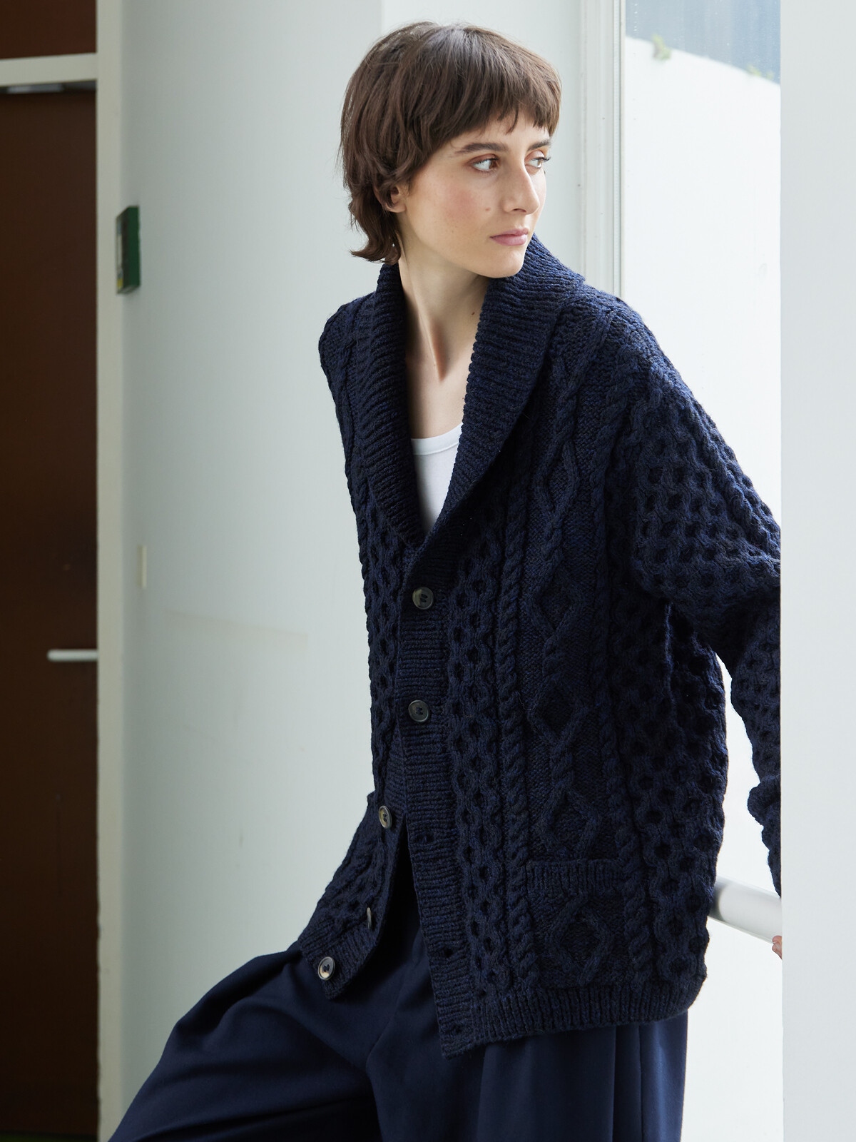 Cables cardigan Image
