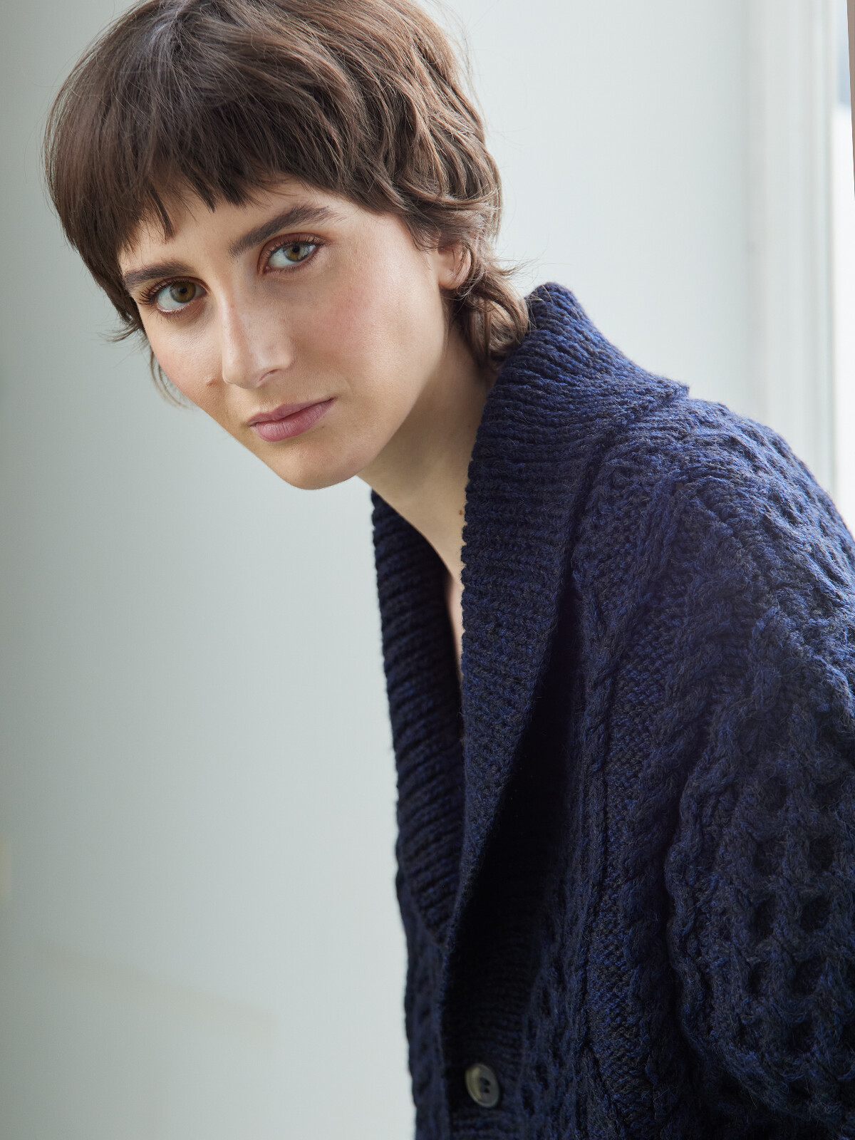 Cables cardigan