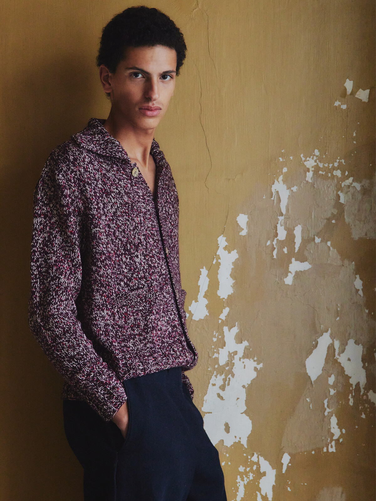 Collar cardigan Image