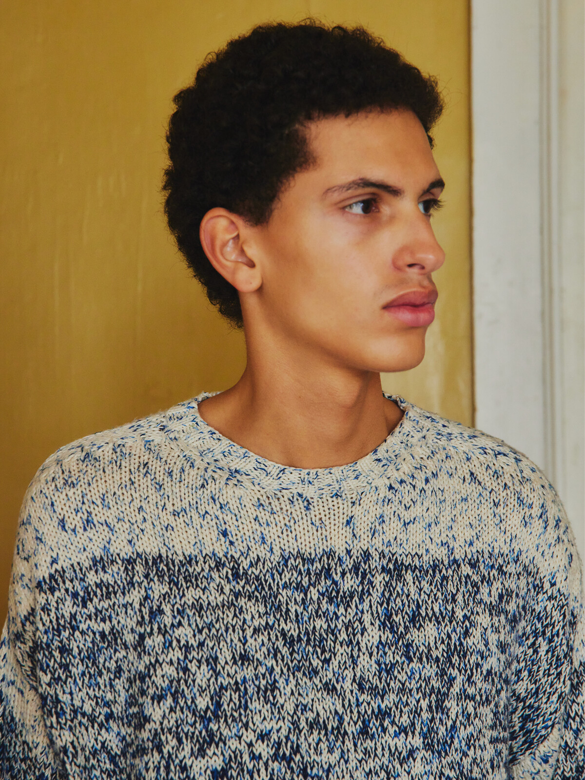 Stripes knitted t-shirt Image