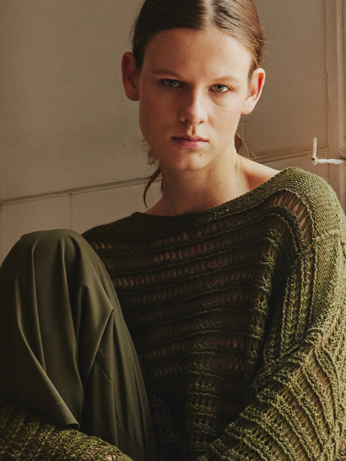 Paneled sweater Image