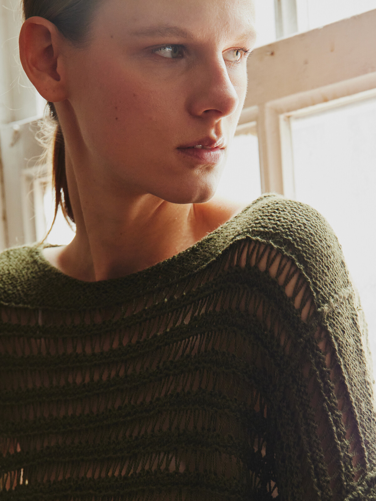 Paneled sweater Image