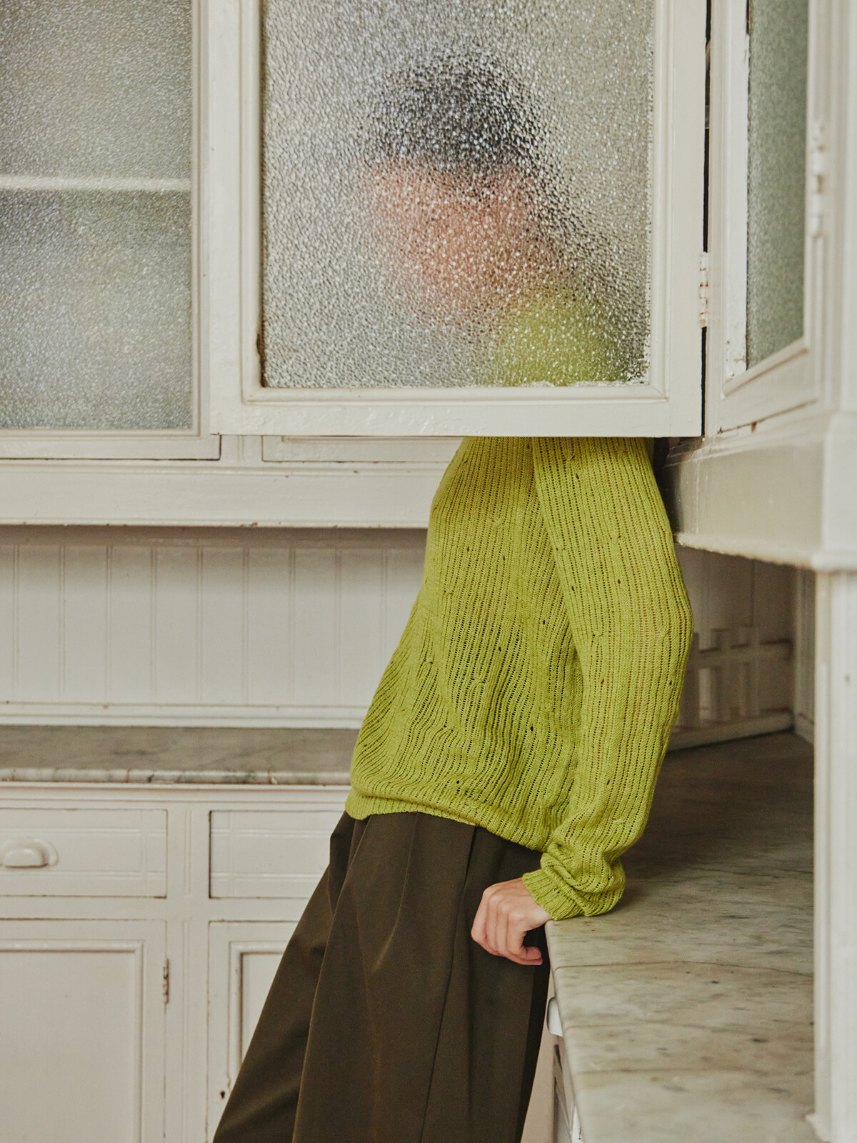 Ribbed loose knit sweater Image