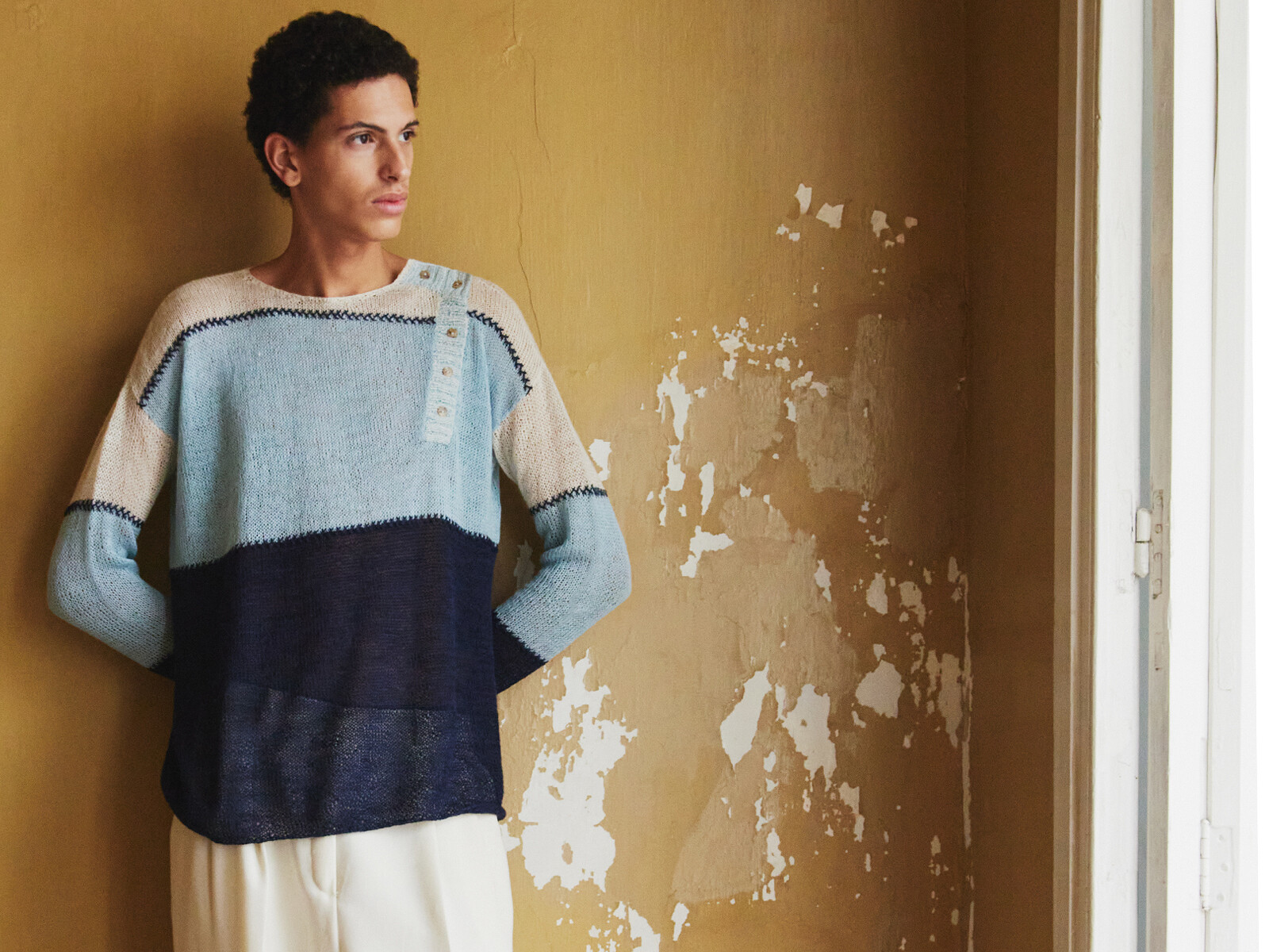 Front buttoned sweater Image