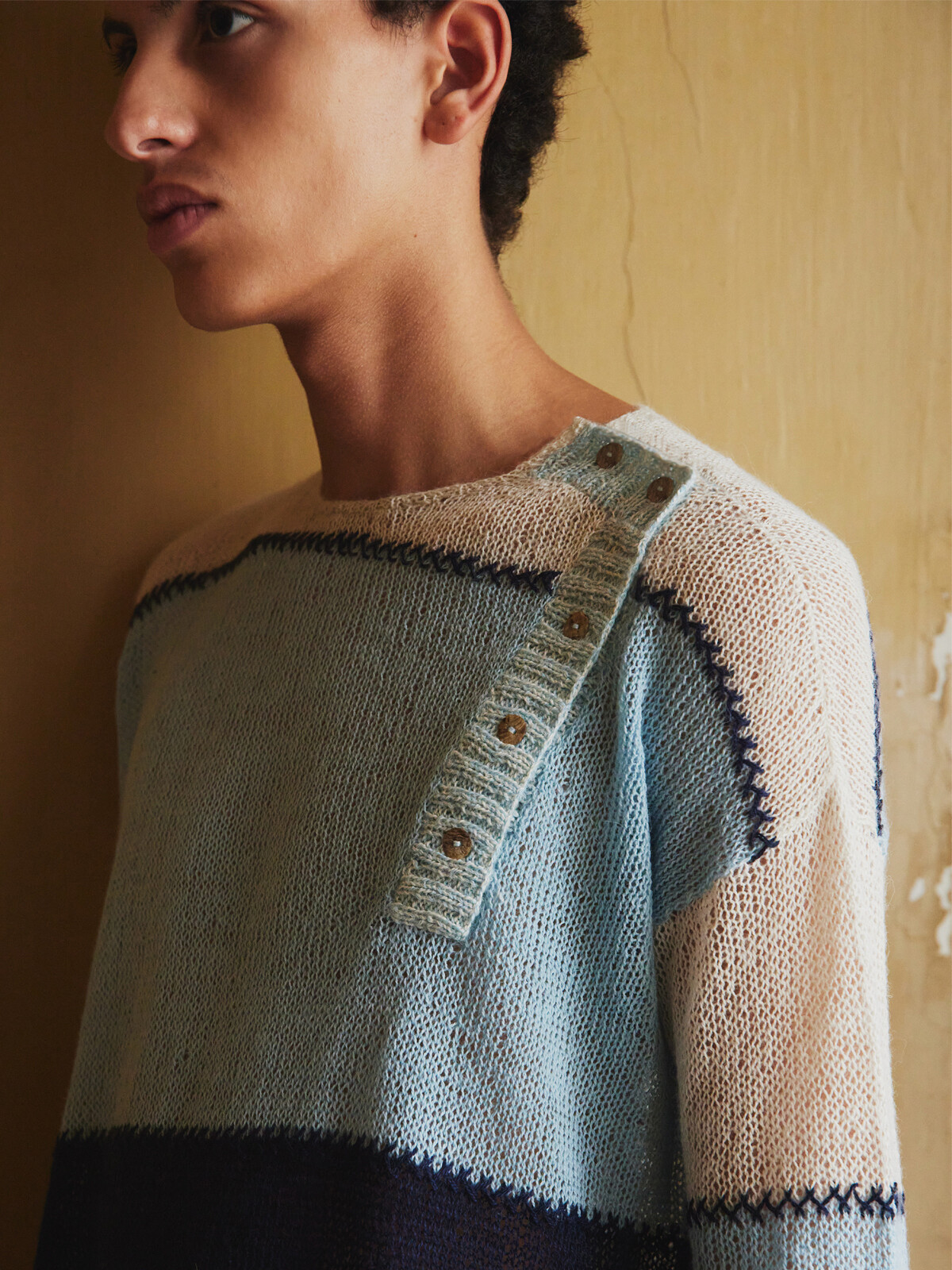 Front buttoned sweater Image