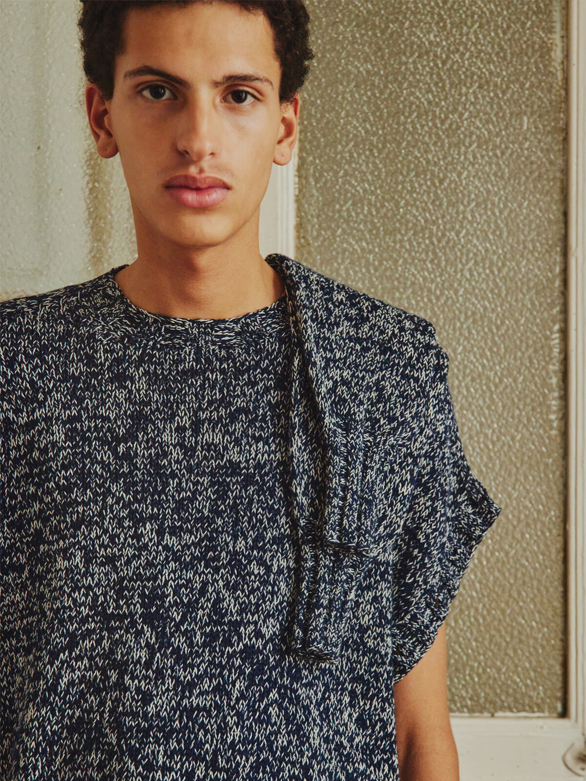 Buttoned sleeve sweater Image