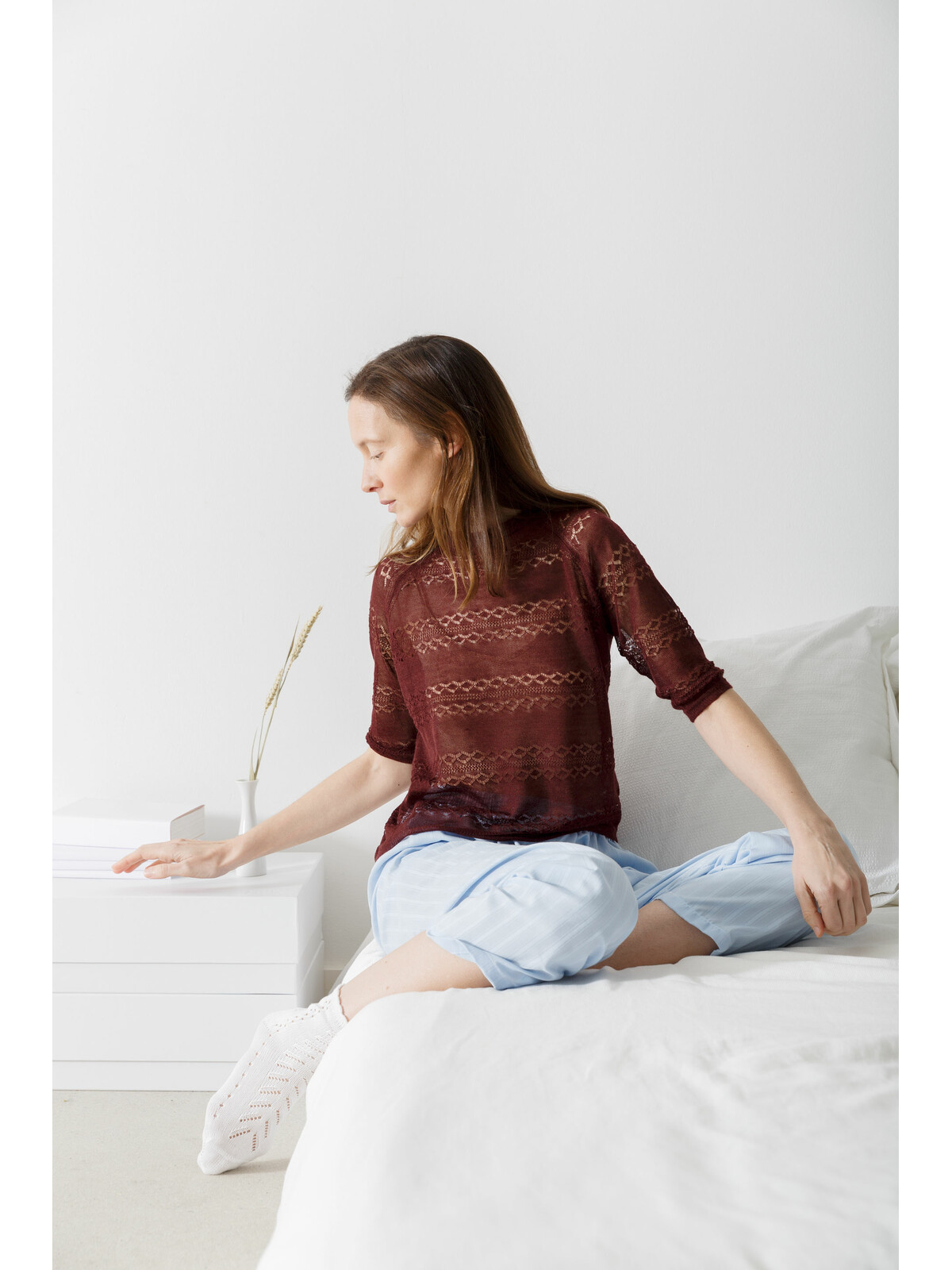 Lacy stripes sweater Image