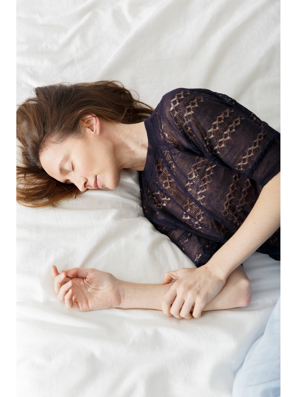 Lacy stripes sweater Image