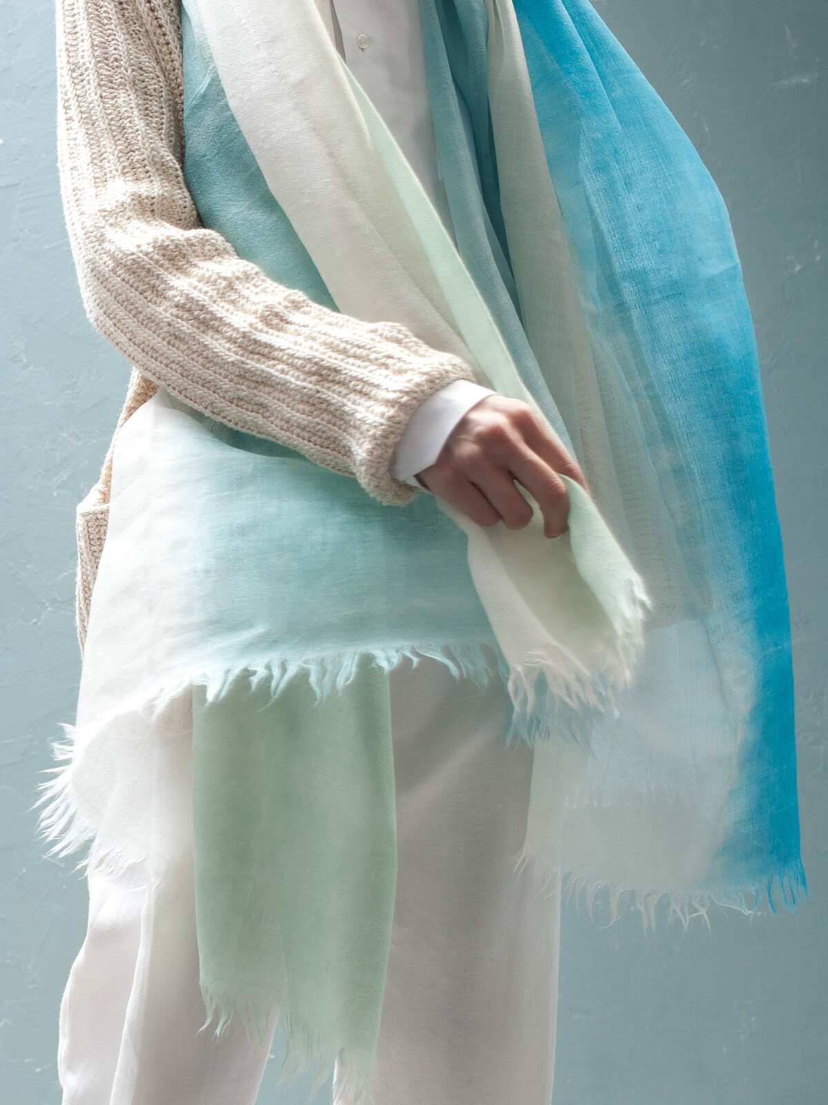 Handpainted scarf Image