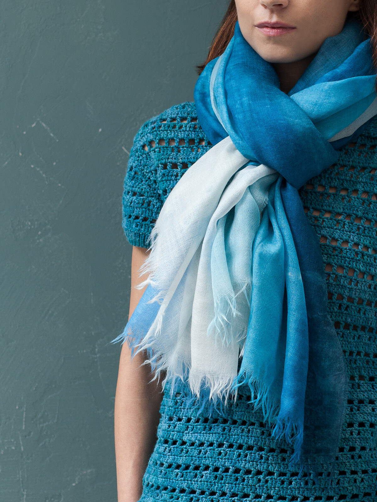 Handpainted scarf Image