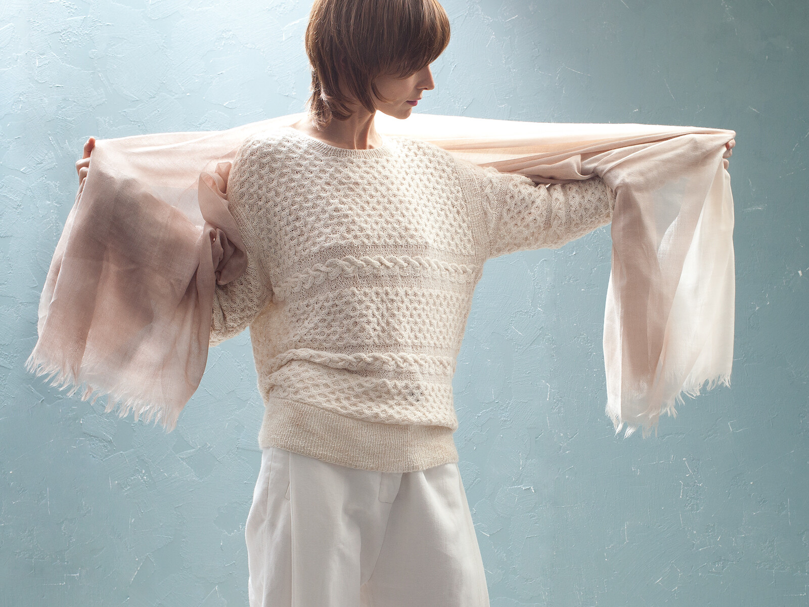 Handpainted scarf Image