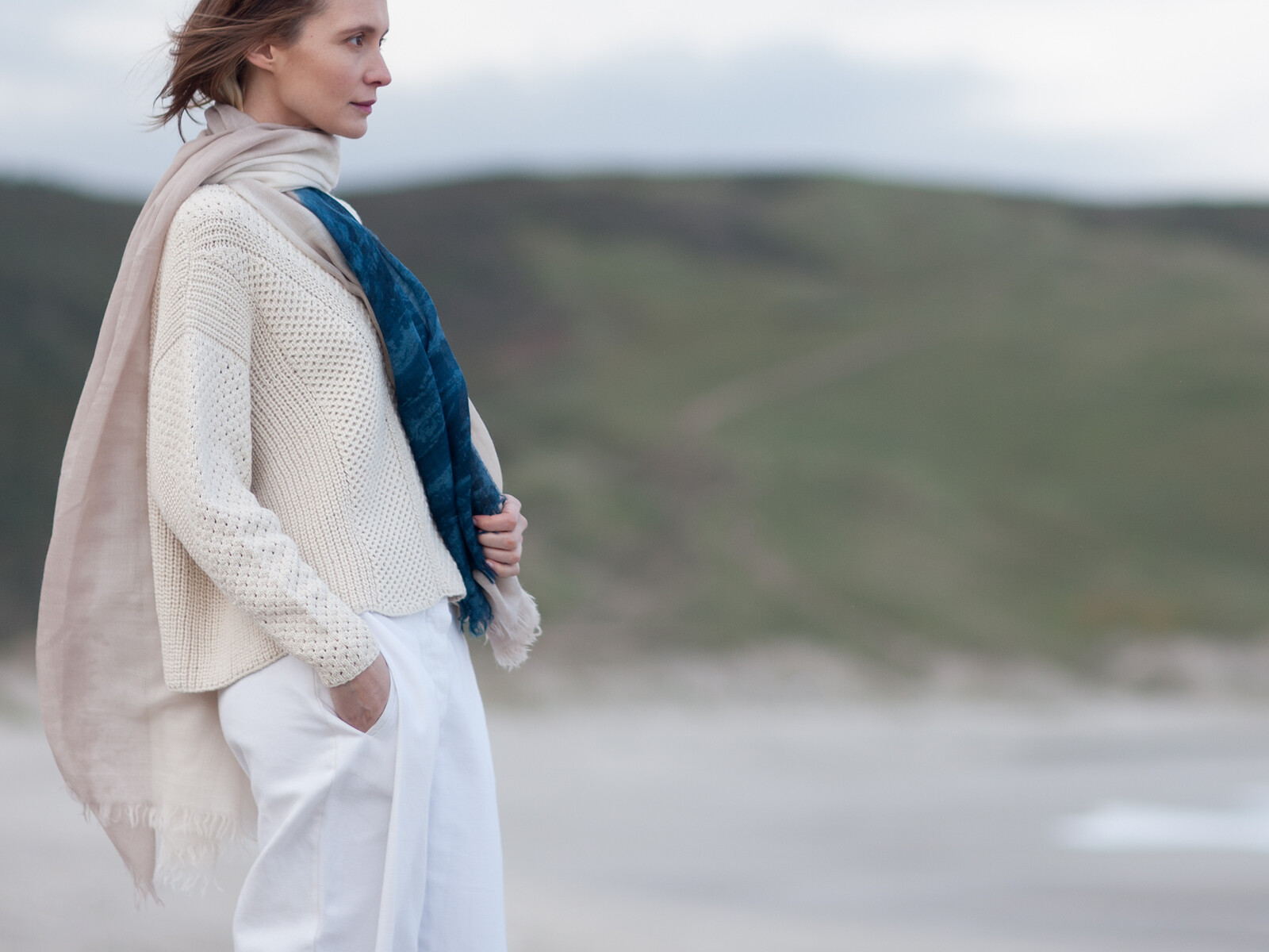 Handpainted scarf Image