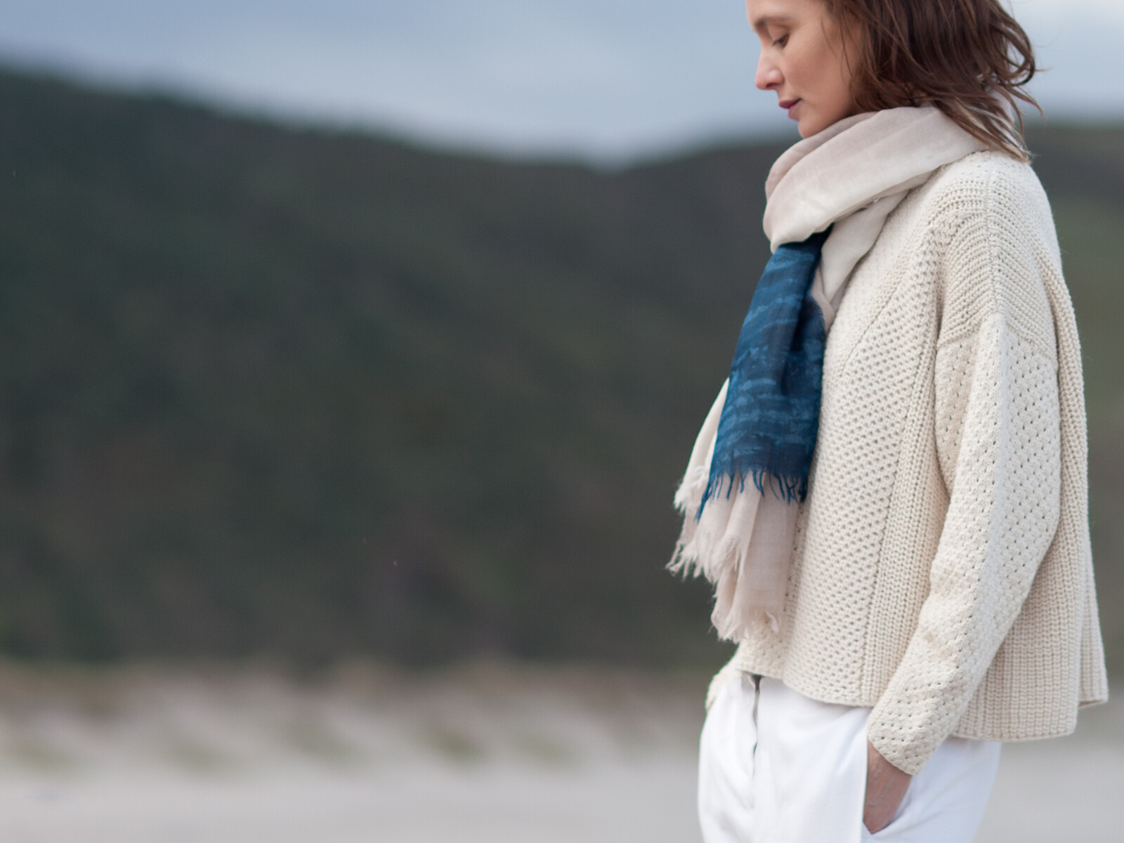 Handpainted scarf Image