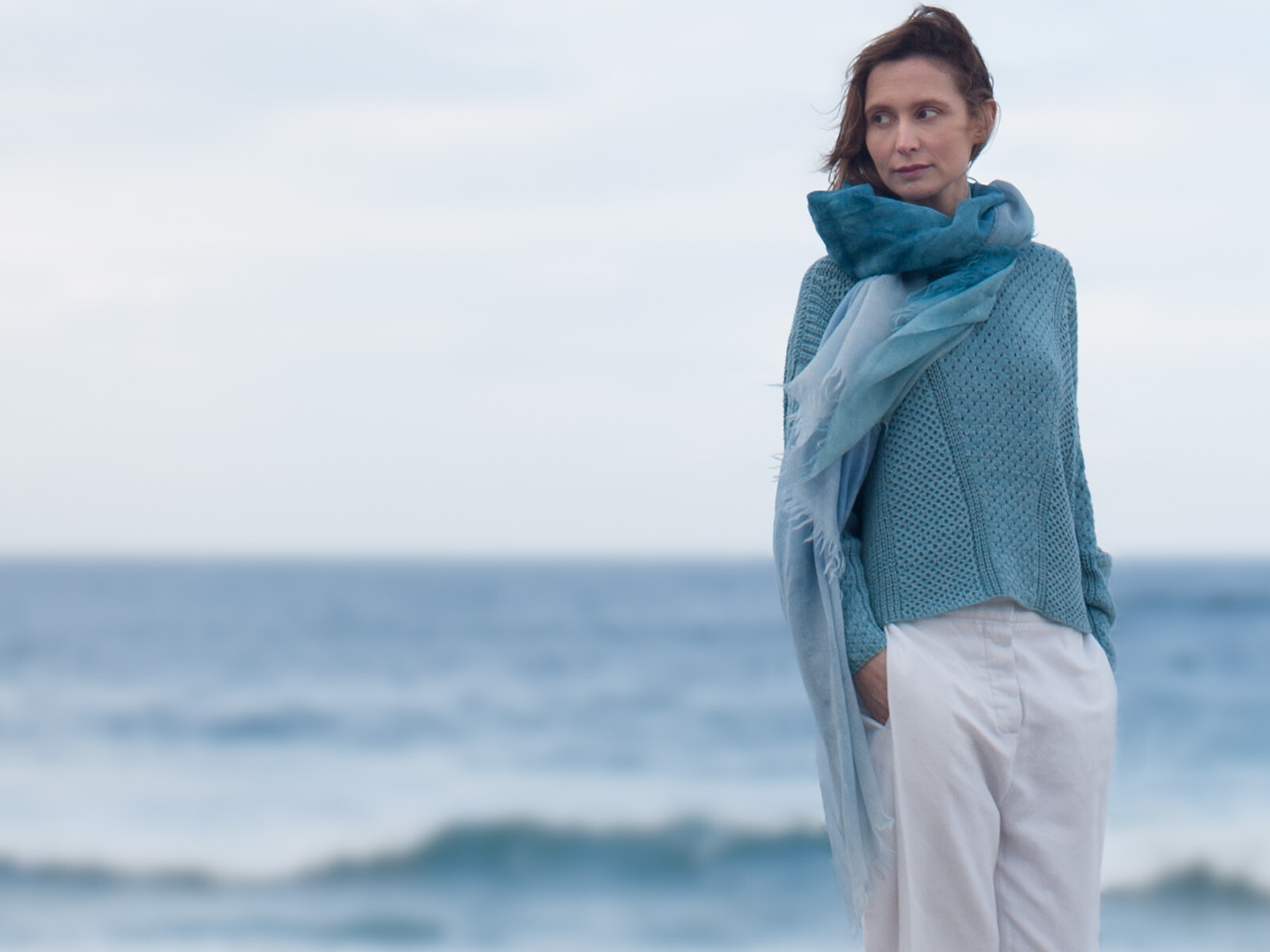 Handpainted scarf Image