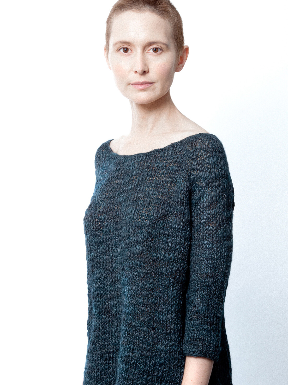 Open neck sweater Image