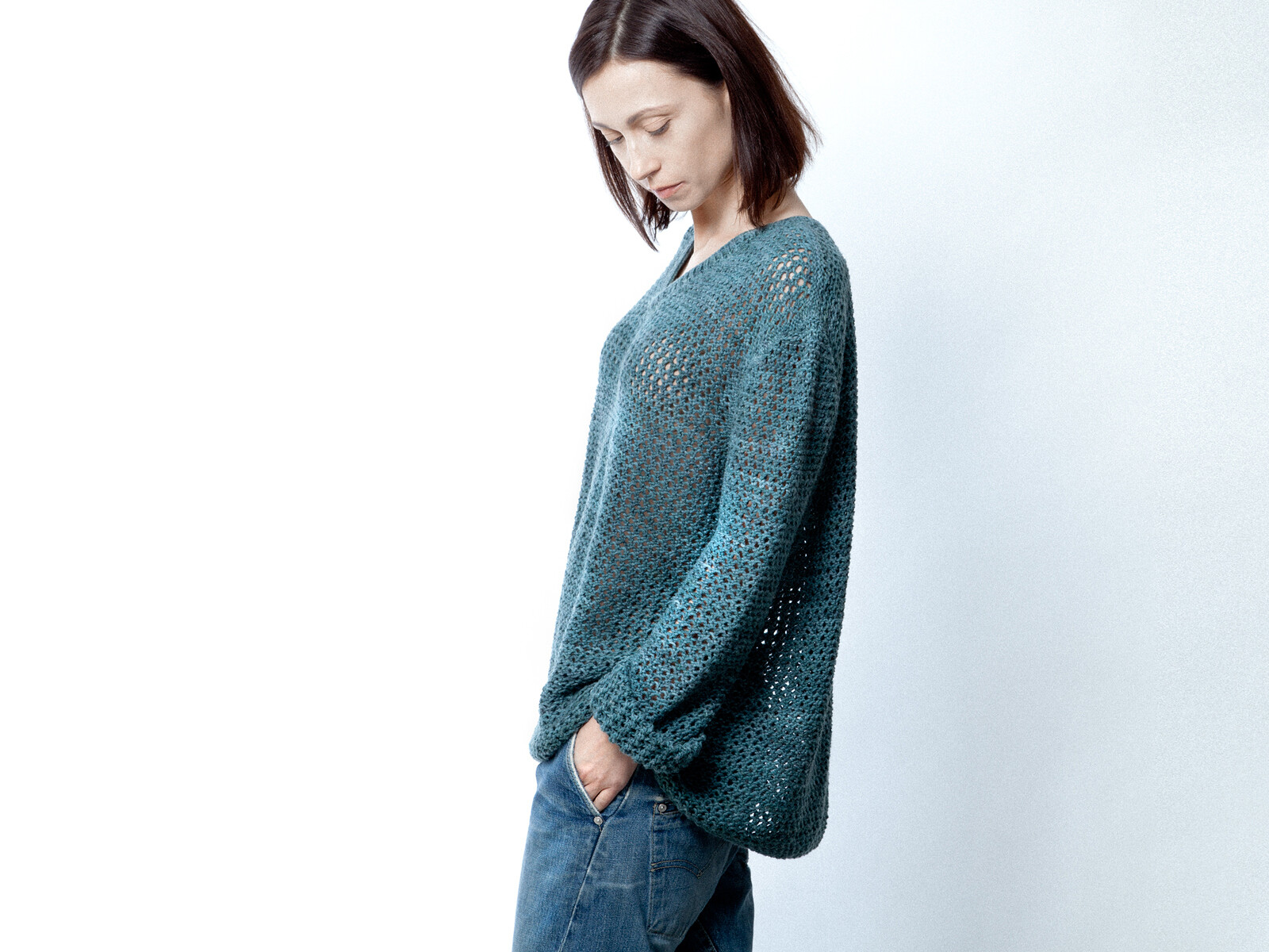 Open work sweater Image