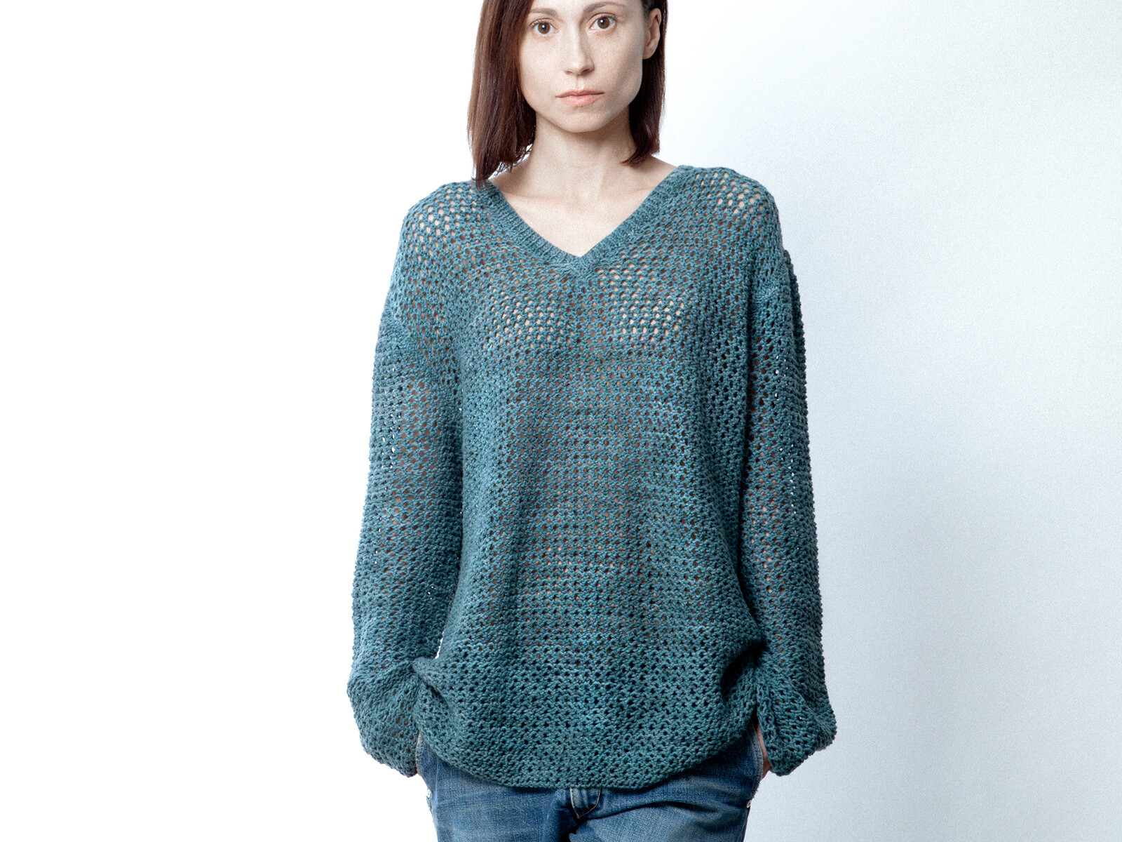 Open work sweater Image
