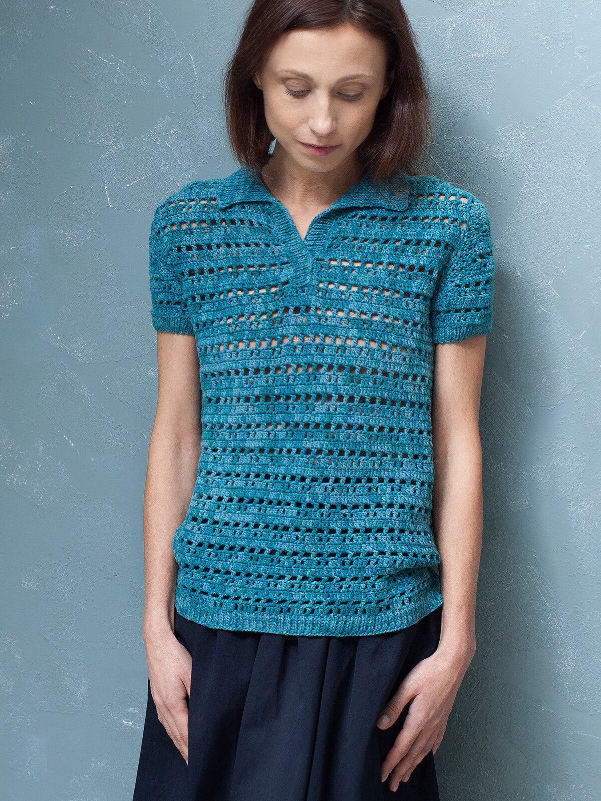Crochet polo Image