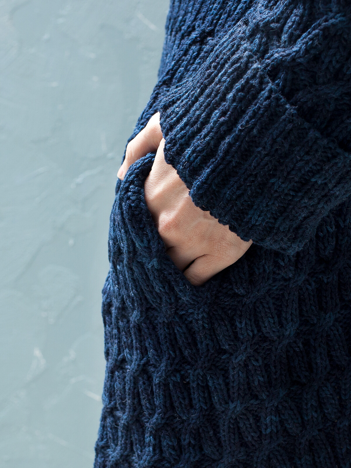 Crossed ribbed sweater Image