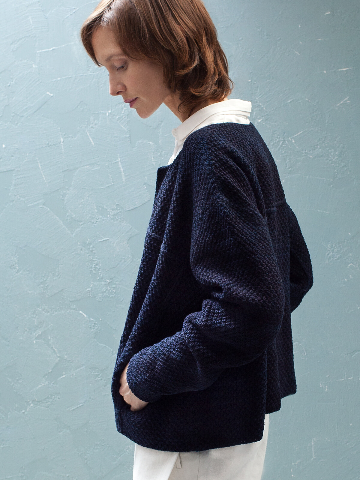 A-line lacy cardigan