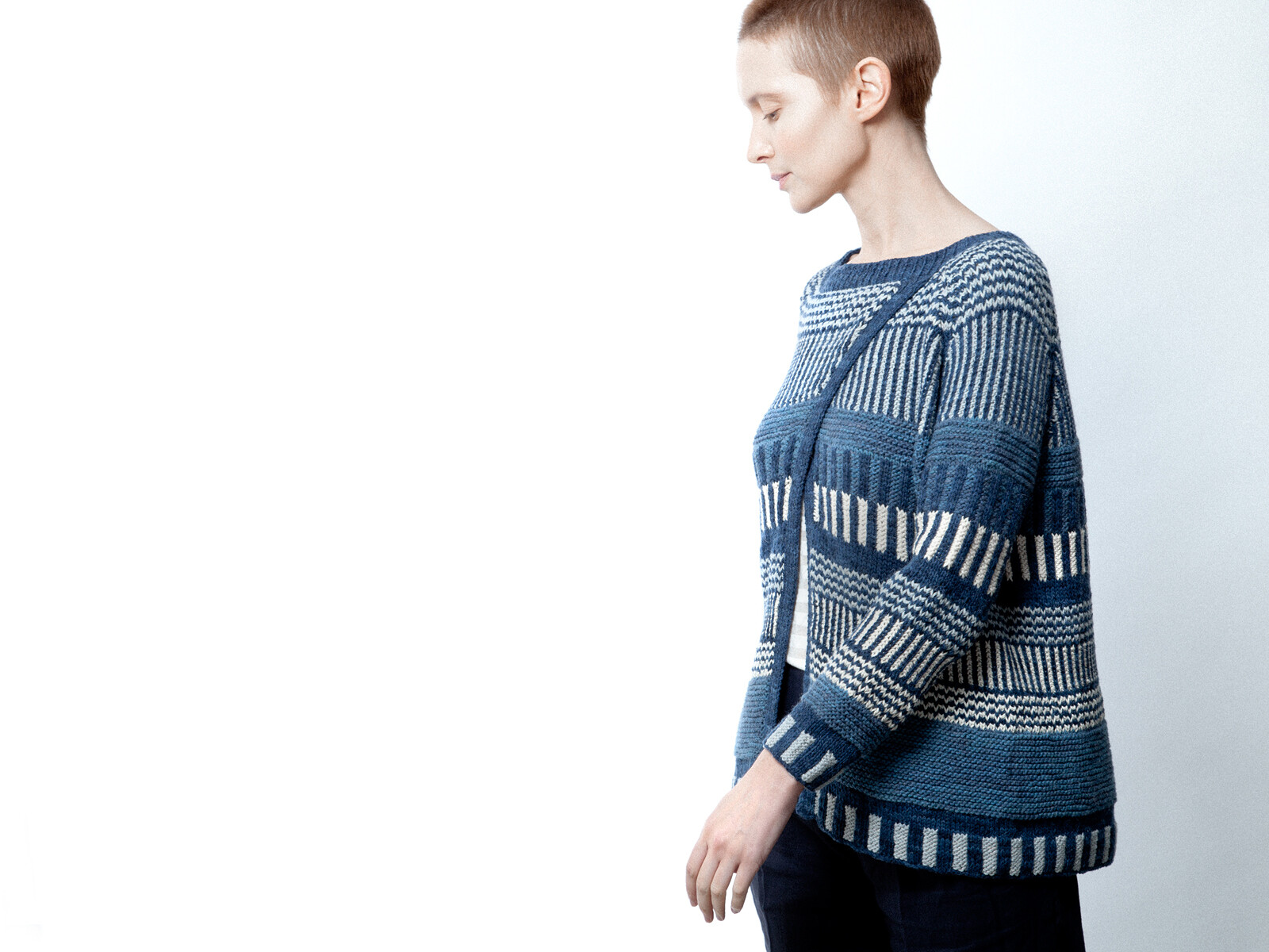 Jacquard cardigan Image
