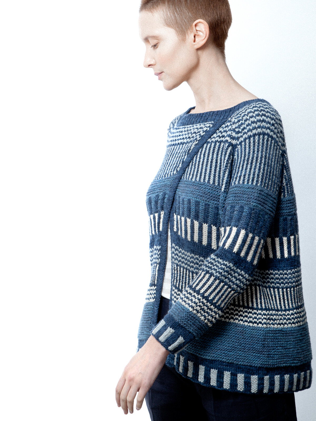 Jacquard cardigan
