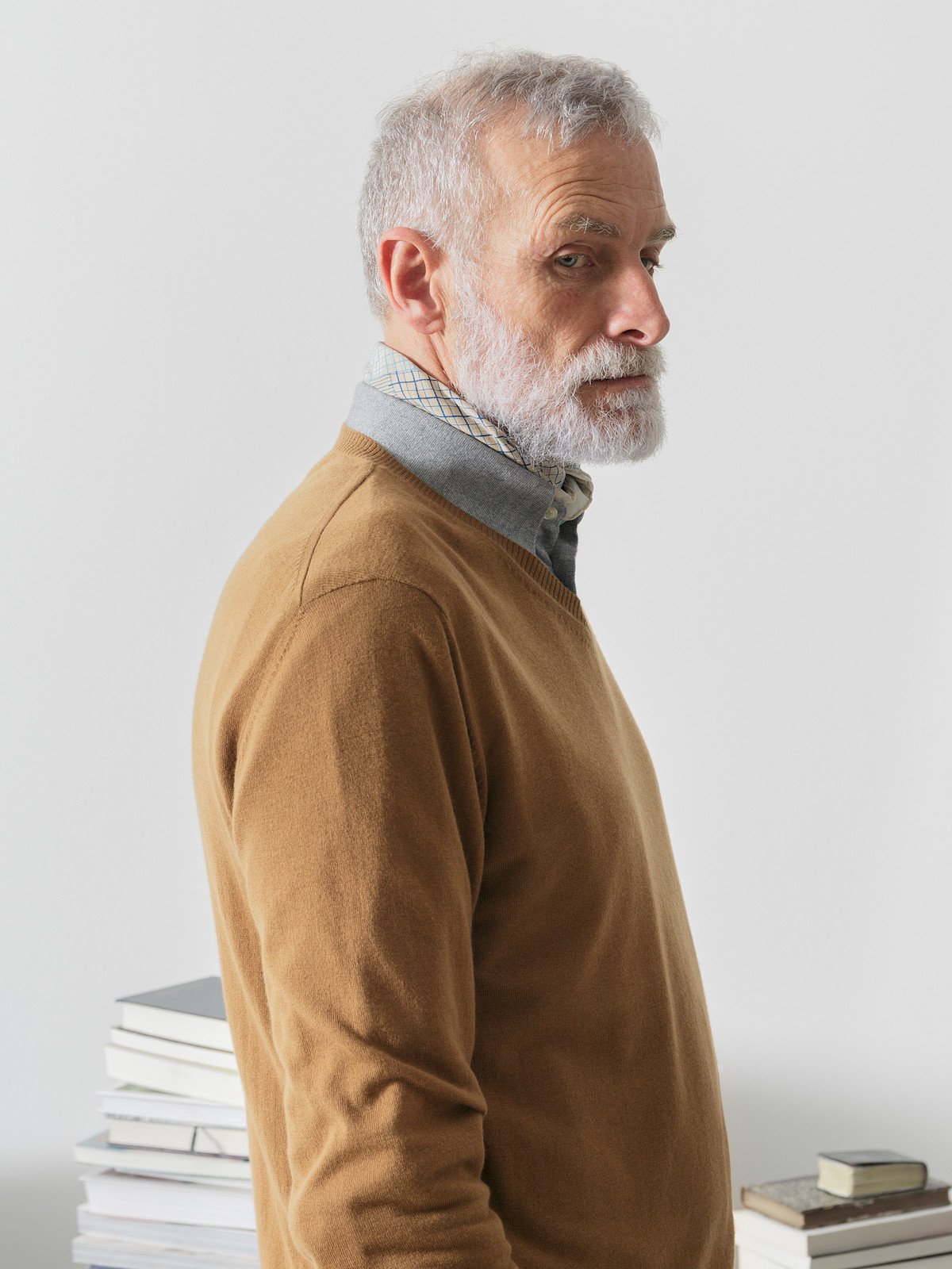 Vicuña v-neck sweater Image