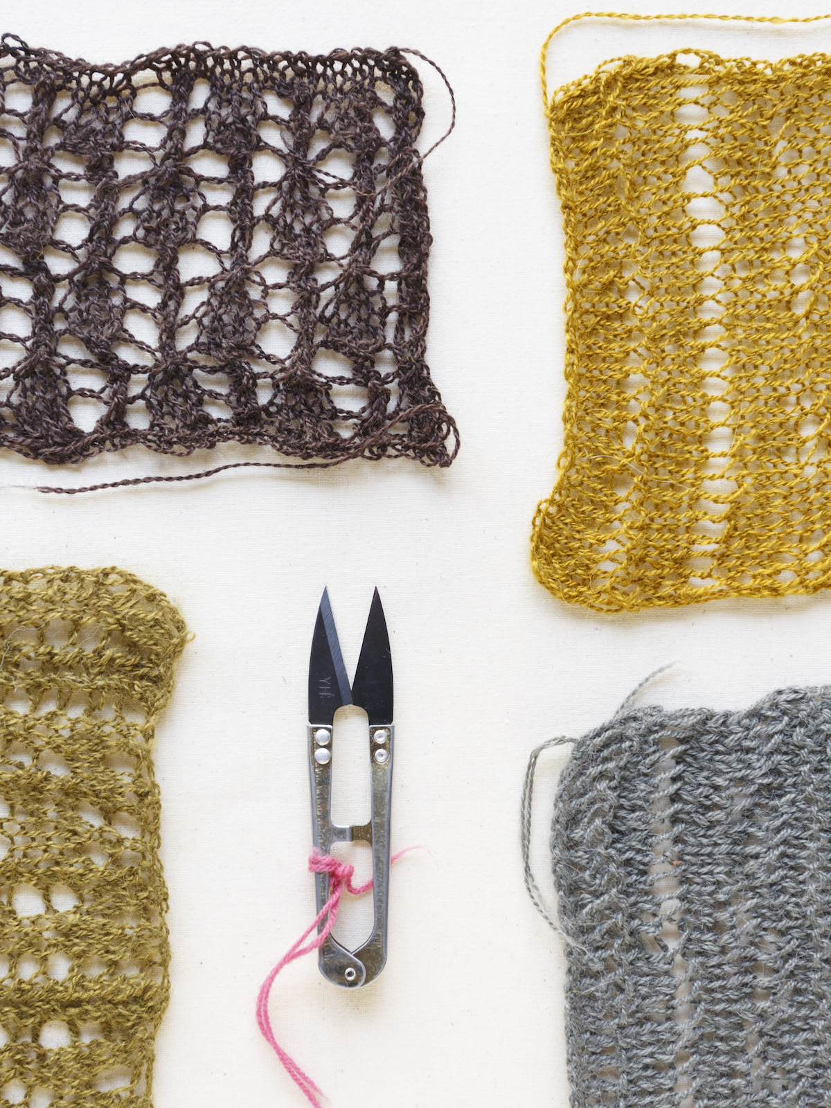 Lacy pattern tests | KNITBRARY